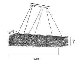 European Crystal Chandelier Luxury Decoration Ceiling Light With 12 Lights