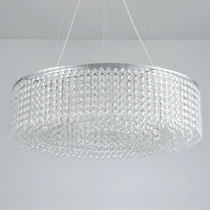 Modern Crystal Chandelier European Luxury Decorative Ceiling Lamp With 12 Lights