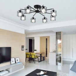 Modern Bird Cage Pendant Lamp Iron Decorative Lighting