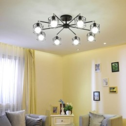 Modern Bird Cage Pendant Lamp Iron Decorative Lighting