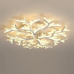 Flush Mount Modern Minimalist Antler Ceiling Light