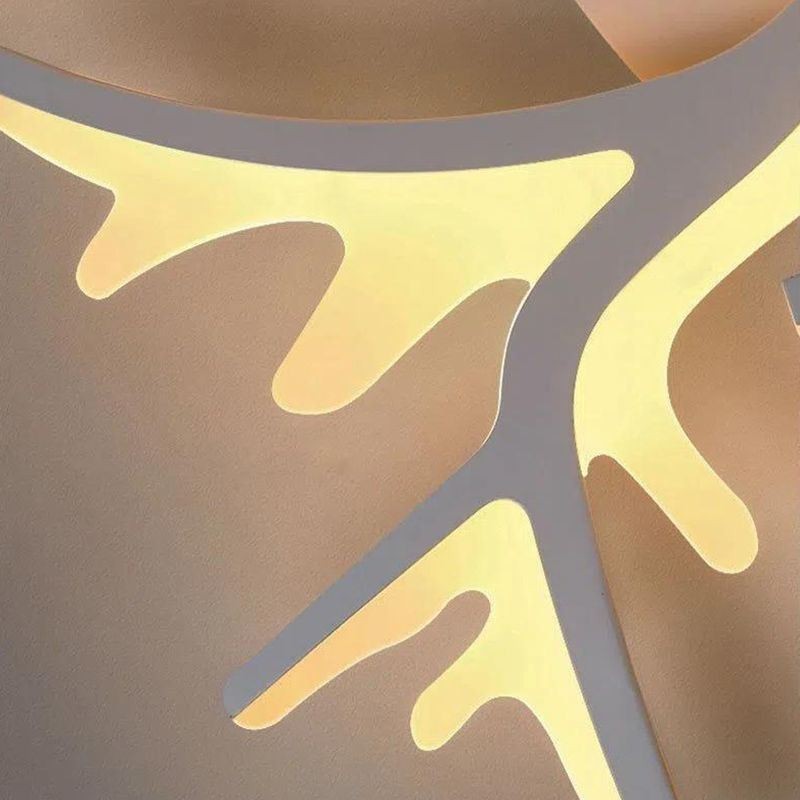 Flush Mount Modern Minimalist Antler Ceiling Light
