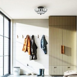 Modern Simple Flush Mount Lotus Base Ceiling Lamp