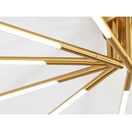 Simple Flush Mount Fireworks Ceiling Light