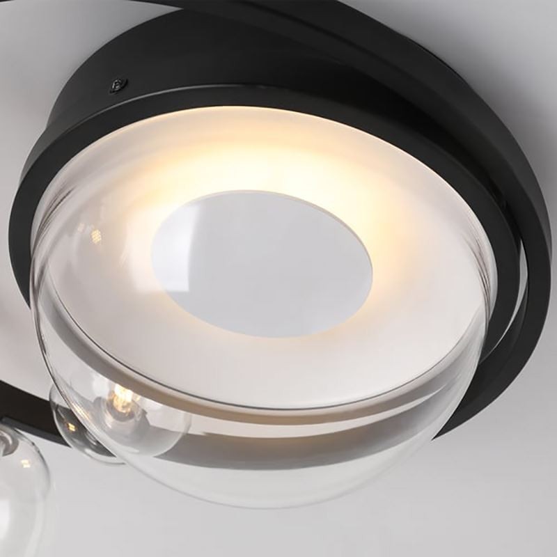 Flush Mount Modern Minimalist Decorative Glass Ceiling Light