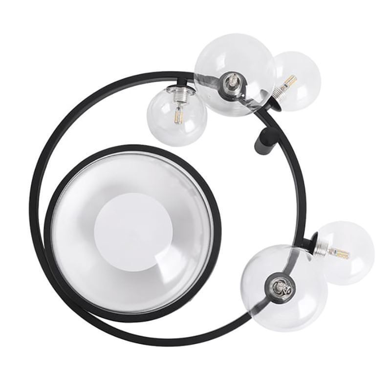 Flush Mount Modern Minimalist Decorative Glass Ceiling Light