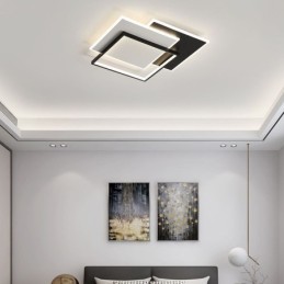 Flush Mount Minimalist Acrylic Square Ceiling Light 40 50cm