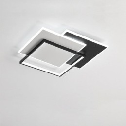 Flush Mount Minimalist Acrylic Square Ceiling Light 40 50cm