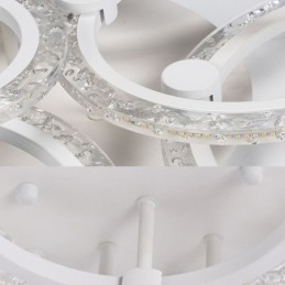 Flush Mount Modern Minimalist Circle Acrylic Flower Ceiling Light