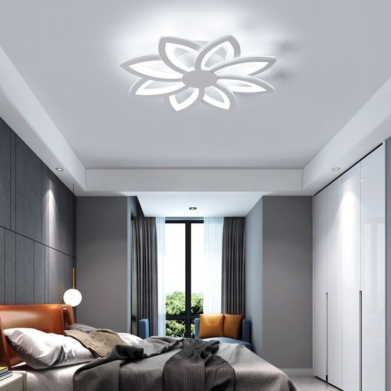 Flush Mount Eye catching Acrylic Flower Ceiling Light 55cm