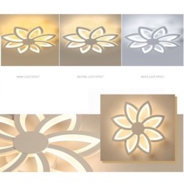 Flush Mount Eye catching Acrylic Flower Ceiling Light 55cm