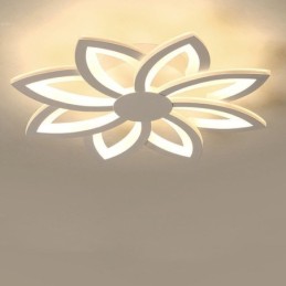 Flush Mount Eye catching Acrylic Flower Ceiling Light 55cm