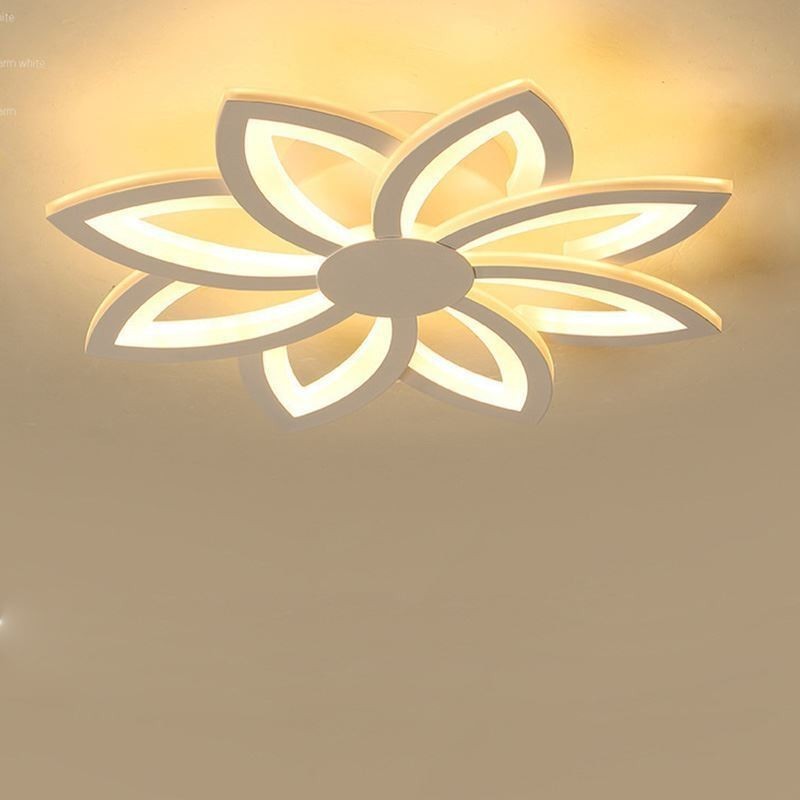 Flush Mount Eye catching Acrylic Flower Ceiling Light 55cm