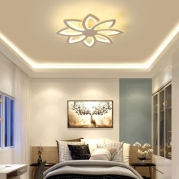 Flush Mount Eye catching Acrylic Flower Ceiling Light 55cm