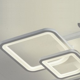 Flush Mount White Acrylic Square Ceiling Light 5 Lights 8 Lights