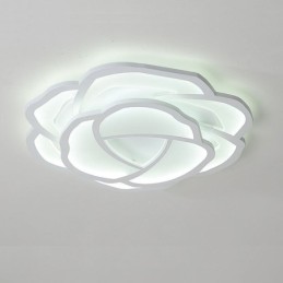 Flush Mount Modern Simple Rose Acrylic Ceiling Light 52cm