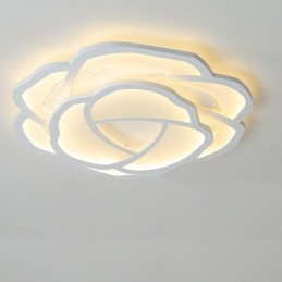 Flush Mount Modern Simple Rose Acrylic Ceiling Light 52cm