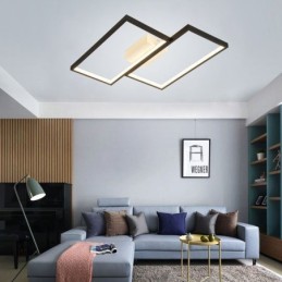 Flush Mount Mosaic Geometric Square Ceiling Lamp