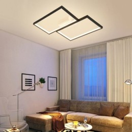Flush Mount Mosaic Geometric Square Ceiling Lamp
