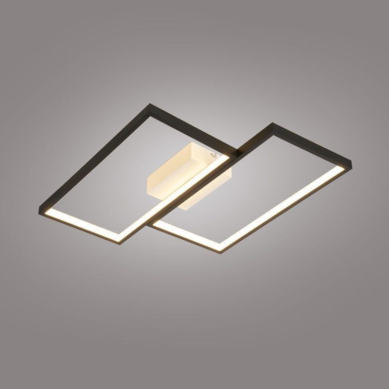 Flush Mount Mosaic Geometric Square Ceiling Lamp