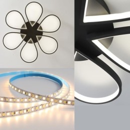 Flush Mount Minimalist Clover Ceiling Light