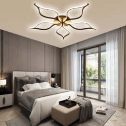 Flush Mount Minimalist Five Leaf Flower Ceiling Light
