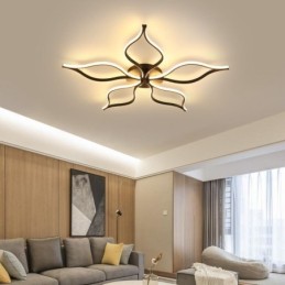 Flush Mount Minimalist Five Leaf Flower Ceiling Light