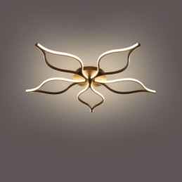 Flush Mount Minimalist Five Leaf Flower Ceiling Light