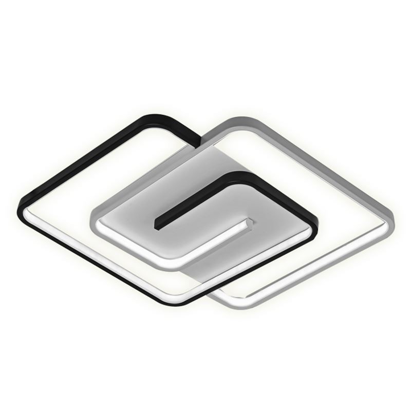 Flush Mount Acrylic Wrap Square Ceiling Light