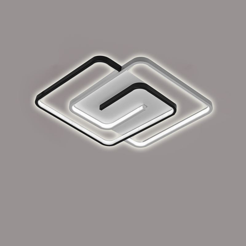 Flush Mount Acrylic Wrap Square Ceiling Light