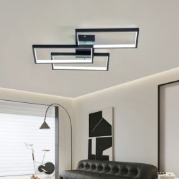 Flush Mount Acrylic Geometric Rectangular Ceiling Light