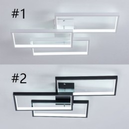 Flush Mount Acrylic Geometric Rectangular Ceiling Light
