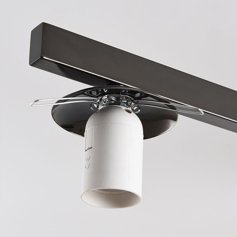 Nordic Glass Flush Mount Creative Wrought Iron Ceiling Light