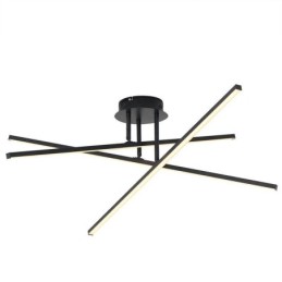 Modern Simple Flush Mount Aluminum Art Strip Ceiling Light