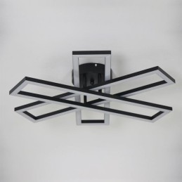 Minimalist Flush Mount Aluminum Art Windmill Ceiling Light