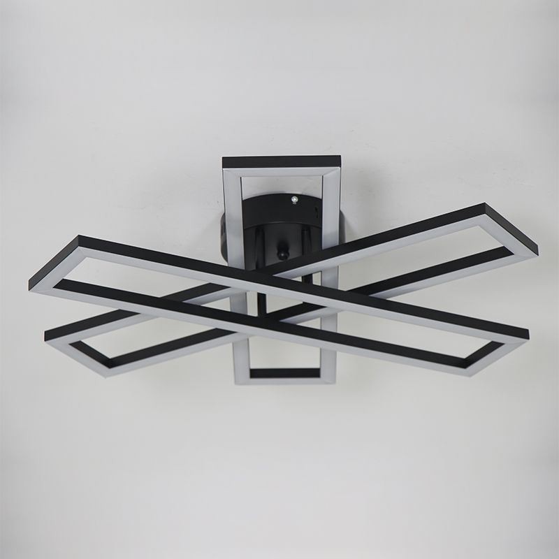 Minimalist Flush Mount Aluminum Art Windmill Ceiling Light