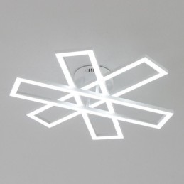 Minimalist Flush Mount Aluminum Art Windmill Ceiling Light