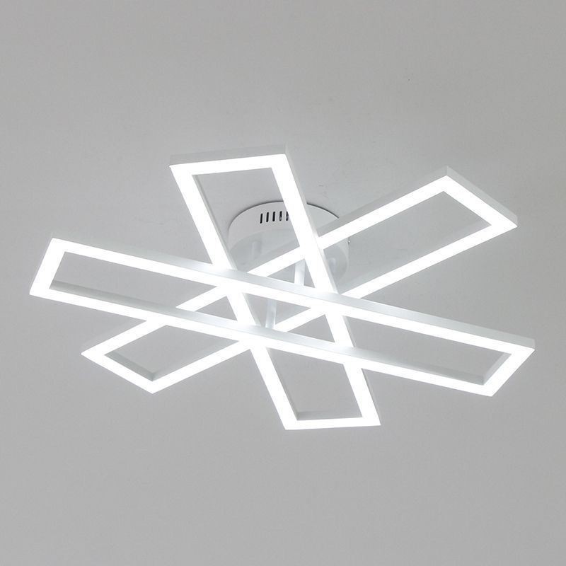 Minimalist Flush Mount Aluminum Art Windmill Ceiling Light