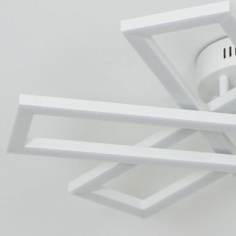 Minimalist Flush Mount Aluminum Art Windmill Ceiling Light