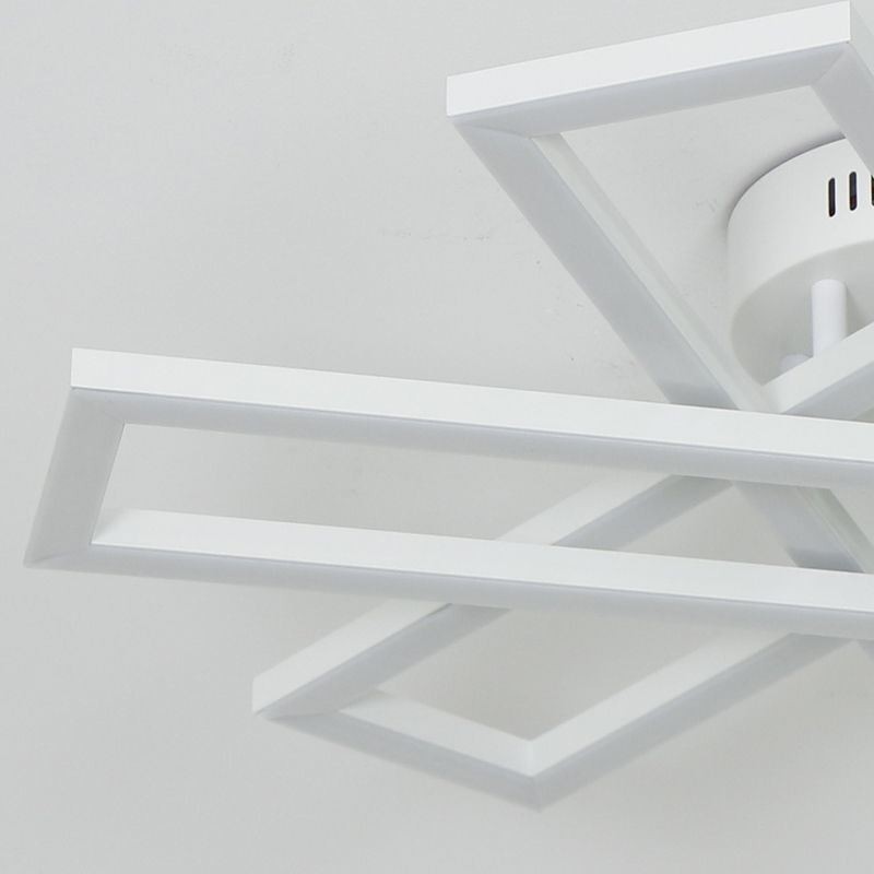 Minimalist Flush Mount Aluminum Art Windmill Ceiling Light