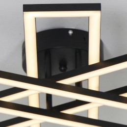 Minimalist Flush Mount Aluminum Art Windmill Ceiling Light