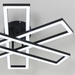 Minimalist Flush Mount Aluminum Art Windmill Ceiling Light
