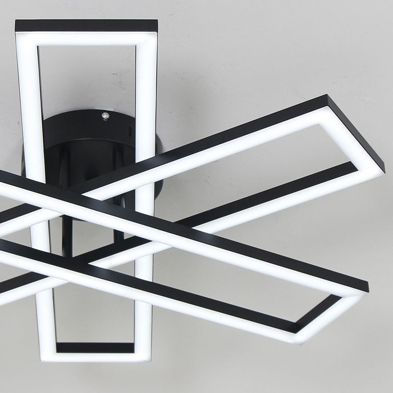 Minimalist Flush Mount Aluminum Art Windmill Ceiling Light
