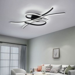 Minimalist Flush Mount Aluminum Art Butterfly Ceiling Light