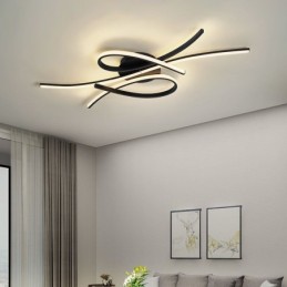 Minimalist Flush Mount Aluminum Art Butterfly Ceiling Light
