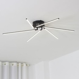 Creative Flush Mount Aluminum Art Windmill Ceiling Lamp