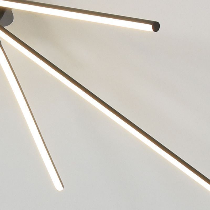 Creative Flush Mount Aluminum Art Windmill Ceiling Lamp