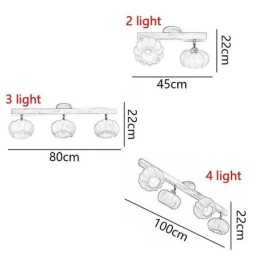 Double Small Pumpkin Flush Mount Japanese Retro Ceiling Light