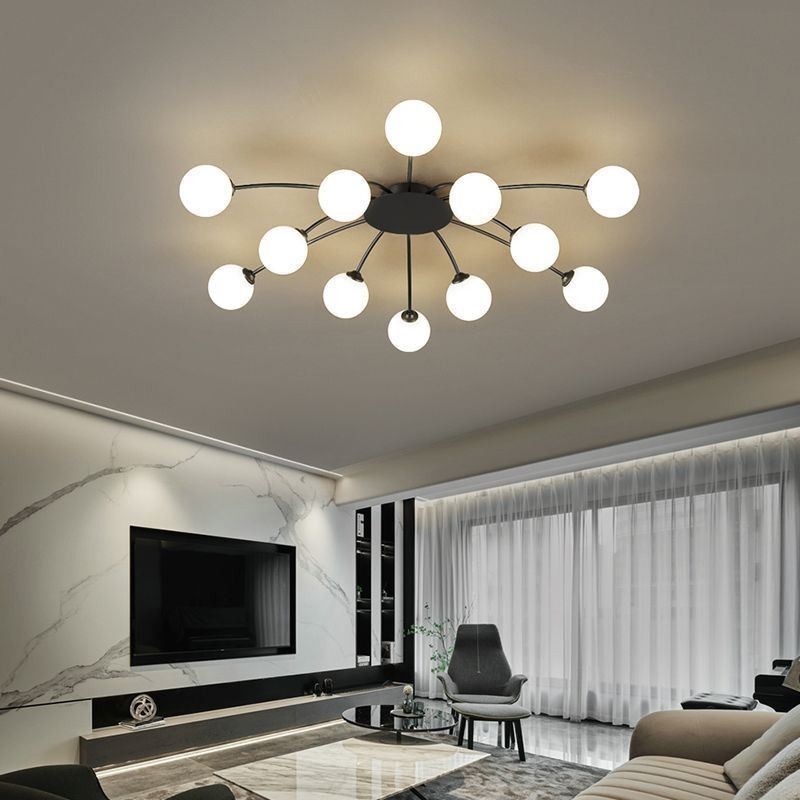 Modern Flush Mount Black Ceiling Light Decorative Light Fixture
