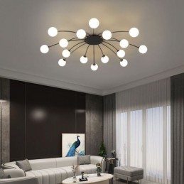 Modern Flush Mount Black Ceiling Light Decorative Light Fixture